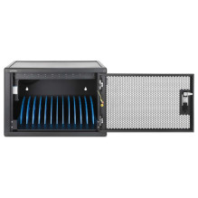 Manhattan Laptop Charging Cabinet Desktop (or trolley) via USB-C 65W 16" 12-bay, Suitable for USB-C laptops (to 16& Manhattan Laptop Charging Cabinet Desktop (or trolley) via USB-C 65W 16" 12-bay, Suitable for USB-C laptops (to 16&