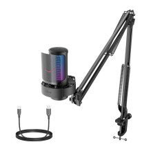 Mikrofonas - Fifine A8T USB kondensatorinis kardioidinis 50Hz-20kHz juodas Mikrofonas - Fifine A8T USB kondensatorinis kardioidinis 50Hz-20kHz juodas