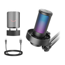 Mikrofonas - Fifine A8T USB kondensatorinis kardioidinis 50Hz-20kHz juodas Mikrofonas - Fifine A8T USB kondensatorinis kardioidinis 50Hz-20kHz juodas