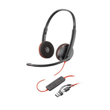 Headphone set Blackwire 3225 USB-C + USB-C / A (Bulk) 8X229A6