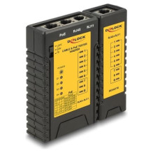 DELOCK Netzwerk Tester RJ45 / RJ12 / PoE