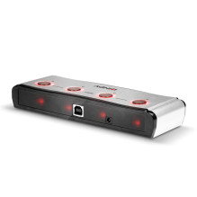 USB Adapter - 4 Port Serial Converter with FTDI Chip 12Mbps USB Type A to B Cable USB Adapter - 4 Port Serial Converter with FTDI Chip 12Mbps USB Type A to B Cable
