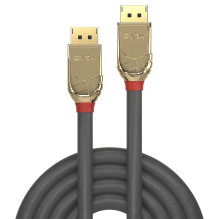 DisplayPort Kabelis - LINDY Gold Line DisplayPort 1.2 Kabelis, 7.5 m, Pilkas DisplayPort Kabelis - LINDY Gold Line DisplayPort 1.2 Kabelis, 7.5 m, Pilkas