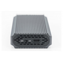 Obudowa USB 4.0 Type C su SSD disku M.2 NVMe 40 Gbps aliuminis, benarzędziowa Obudowa USB 4.0 Type C su SSD disku M.2 NVMe 40 Gbps aliuminis, benarzędziowa