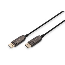 Digitus DisplayPort AOC Hybrid Glasfaserkabel, UHD 8K (juodas, 10 metrų) Digitus DisplayPort AOC Hybrid Glasfaserkabel, UHD 8K (juodas, 10 metrų)