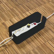 Logilink Kabelbox-Set, 3 Größen, juoda