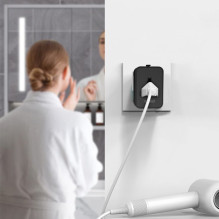 Tech-Protect Tech-Protect TA300 Kelioninis adapteris ES / JK / AU – juodas