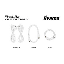 Monitorius - IIYAMA ProLite XB2797HSU-W1 27" Full HD 120 Hz IPS Balta