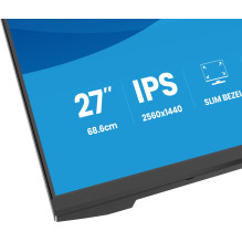 Monitorius - IIYAMA ProLite X2793QSU-B1 27" QHD IPS 75 Hz Juodas Monitorius - IIYAMA ProLite X2793QSU-B1 27" QHD IPS 75 Hz Juodas