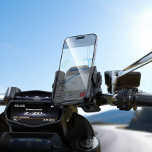 Motorcycle / bicycle holder ( 4,5" - 7" ) Hoco H104 black