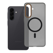 Samsung A37 Go dėklas, oranžinis, suderinamas su MagSafe, juodas Samsung A37 Go dėklas, oranžinis, suderinamas su MagSafe, juodas