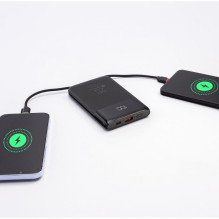FORCELL F-ENERGY F10K6 Įvairios paskirties įkroviklis su įmontuotais C tipo ir „Lightning“ laidais PD QC3.0 3A 22,5W 100 FORCELL F-ENERGY F10K6 Įvairios paskirties įkroviklis su įmontuotais C tipo ir „Lightning“ laidais PD QC3.0 3A 22,5W 100