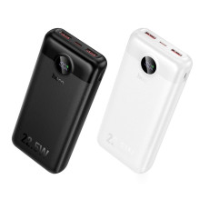 Powerbank Hoco 20000 mAh QC 22,5W+PD 20W LED J172A balta Powerbank Hoco 20000 mAh QC 22,5W+PD 20W LED J172A balta