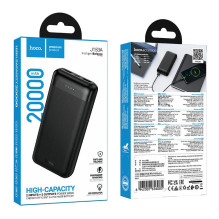 Powerbank 20000 mAh 2A 10W Hoco J153A juoda Powerbank 20000 mAh 2A 10W Hoco J153A juoda
