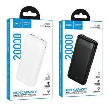 Powerbank 20000 mAh 2A 10W Hoco J153A juoda Powerbank 20000 mAh 2A 10W Hoco J153A juoda