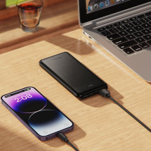 Powerbank 10000 mAh 2A 10W Hoco J153 juoda Powerbank 10000 mAh 2A 10W Hoco J153 juoda