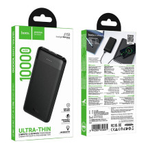 Powerbank 10000 mAh 2A 10W Hoco J153 juoda Powerbank 10000 mAh 2A 10W Hoco J153 juoda