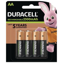 Duracell Rechargeable AA 2500mAh įkraunamos baterijos 4vnt. Duracell Rechargeable AA 2500mAh įkraunamos baterijos 4vnt.