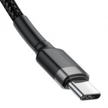 USB Kabelis - Baseus Cafule 1 m, Juodas / Pilkas USB Kabelis - Baseus Cafule 1 m, Juodas / Pilkas
