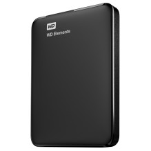 External Hard Drive - Western Digital Elements 1 TB 2.5' USB 3.2 Black External Hard Drive - Western Digital Elements 1 TB 2.5' USB 3.2 Black