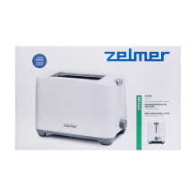 Tostinimo Aparatas - Zelmer ZTS7386 2 Riekelių 750 W su Reguliuojamu Rudos Spalvos Nustatymu ir Išimamu Dribsnių Dėklu B