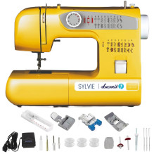 Sewing Machine - ŁUCZNIK SYLVIE 38 Sewing Patterns, Adjustable Length, 4-Step Buttonhole, LED, Foot Control, 6.2 kg, 415 Sewing Machine - ŁUCZNIK SYLVIE 38 Sewing Patterns, Adjustable Length, 4-Step Buttonhole, LED, Foot Control, 6.2 kg, 415