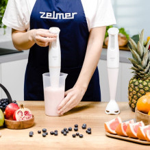 Blender - Zelmer ZHB4560I 800W Turbo Stainless Steel White