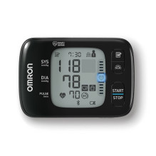 Kraujo Spaudimo Matuoklis - Omron RS7 Intelli IT Riešinis, Sidabrinis