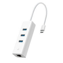 Tinklo Plokštė - TP-Link UE330C USB-C 3.0 Gigabit Ethernet Balta Tinklo Plokštė - TP-Link UE330C USB-C 3.0 Gigabit Ethernet Balta