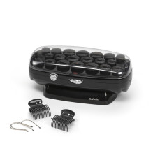 Hair Styling Set - BaByliss Thermo Ceramic Coils Black, Stainless Steel Hair Styling Set - BaByliss Thermo Ceramic Coils Black, Stainless Steel