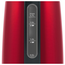 Elektrinis Virdulys - Bosch TWK3P424 1.7L 2400W Pilka, Raudona Elektrinis Virdulys - Bosch TWK3P424 1.7L 2400W Pilka, Raudona