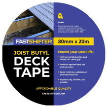 DECK TAPE BUTYL 80MM 20M
