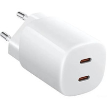 Xiaomi Travel Charger Nano Turbo GaN Fast Charger 2C (C+C) 45W White EU BHR087OEU Xiaomi Travel Charger Nano Turbo GaN Fast Charger 2C (C+C) 45W White EU BHR087OEU