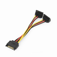 CABLE POWER SPLITTER SATA / 0.15M CC-SATAM2F-02 GEMBIRD CABLE POWER SPLITTER SATA / 0.15M CC-SATAM2F-02 GEMBIRD