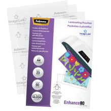 LAMINATOR POUCH IMAGELAST / A4 80 25PCS 5396205 FELLOWES LAMINATOR POUCH IMAGELAST / A4 80 25PCS 5396205 FELLOWES