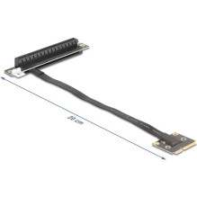 DELOCK Adapteris, skirtas „Mini PCIe“ kištukui į „PCIe 3.0“ x16 lizdą, 90° kampu DELOCK Adapteris, skirtas „Mini PCIe“ kištukui į „PCIe 3.0“ x16 lizdą, 90° kampu