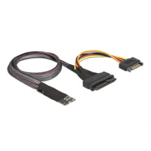 Delock ADAPTER M.2 KEY M U.2 SFF-8639 NVME with 50 cm cable Delock ADAPTER M.2 KEY M U.2 SFF-8639 NVME with 50 cm cable