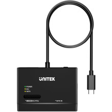 Unitek USB-C tiltas SATA ir M.2 NVMe diskams Unitek USB-C tiltas SATA ir M.2 NVMe diskams