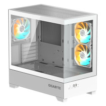 Case, GIGABYTE, GB-C201PI, MidiTower, Case product features Rackmountable / Accessory / Transparent panel, Not included,