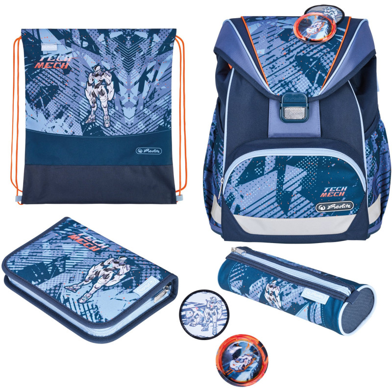 Herlitz Herlitz mokyklinė kuprinė UltraLight Plus TechMech