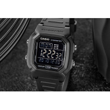 Vyriškas laikrodis Casio W-800H-1BVES Vyriškas laikrodis Casio W-800H-1BVES