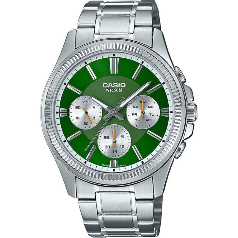 Vyriškas laikrodis Casio MTP-1375PD-3AVEF Silver