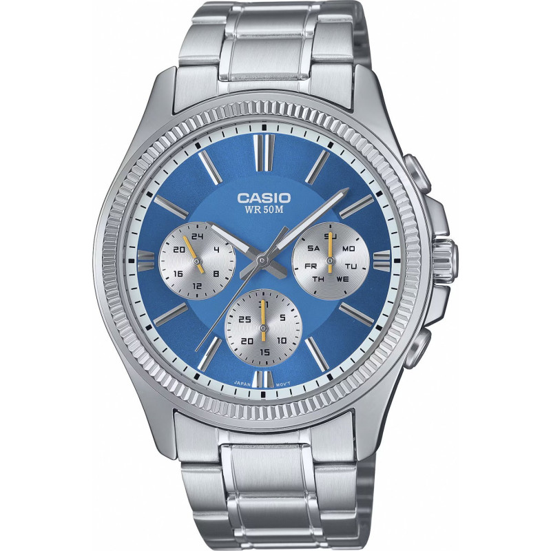 Zegarek mėski Casio MTP-1375PD-2A2VEF srebrny