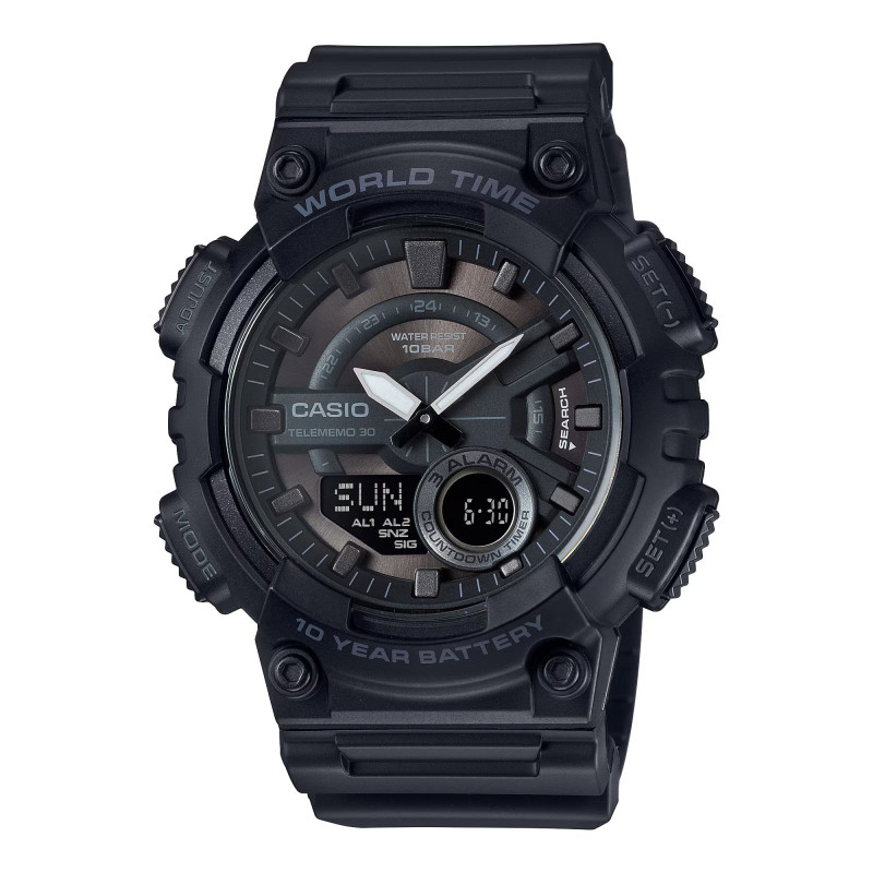 Laikrodis CASIO vyriškas AEQ-110W-1B (52,2MM)
