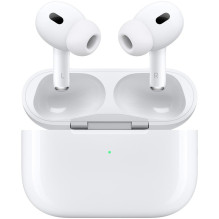Apple AirPods Pro 2. kartos su MagSafe įkrovimo dėklu (USB-C) - White