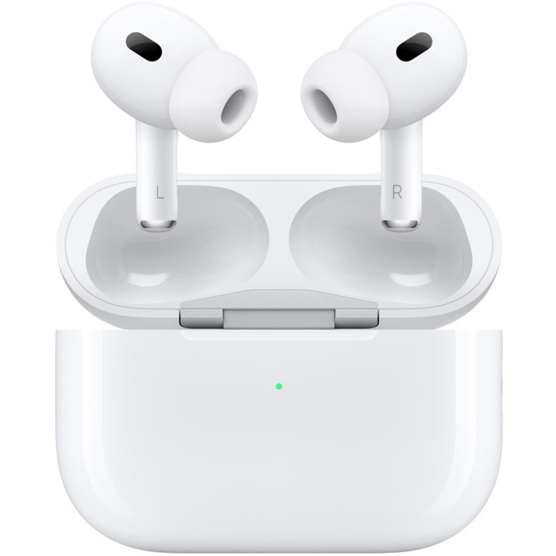 Apple AirPods Pro 2. kartos su MagSafe įkrovimo dėklu (USB-C) - White