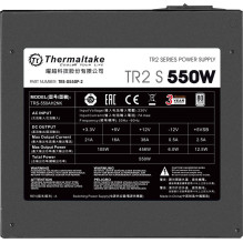 Barošanas bloks Thermaltake Thermaltake TR2 S 550W modulis ar 20+4 pin ATX ATX Black Barošanas bloks Thermaltake Thermaltake TR2 S 550W modulis ar 20+4 pin ATX ATX Black