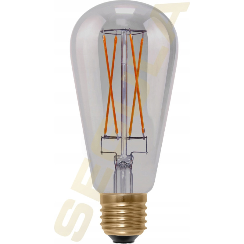 SEGULA LED Rustika Long Style smokey gray E27 5W 1900K dimmable