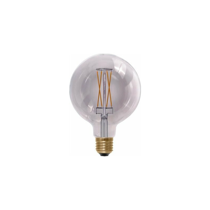 SEGULA LED globe 125 smokey gray E27 5W 1900K dimmable