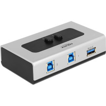 DELOCK USB3.0 jungiklis 2 įėjimai - 1 išėjimas dvikryptis DELOCK USB3.0 jungiklis 2 įėjimai - 1 išėjimas dvikryptis